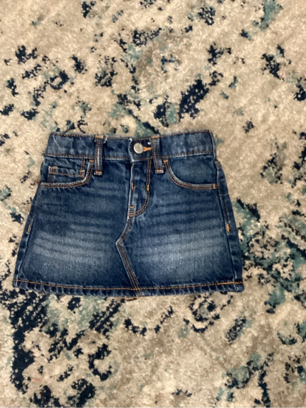 Old Navy Dark Blue Denim Girls' Mini Skirt